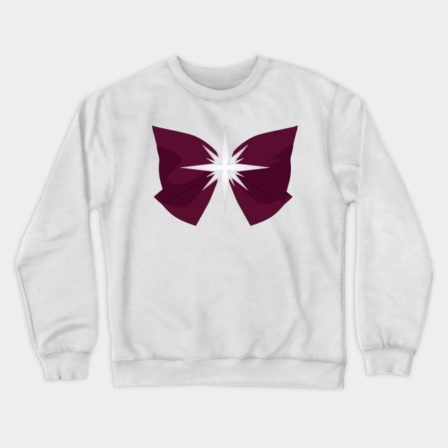 Sailor Saturn Bow Crewneck Sweatshirt by vacreative